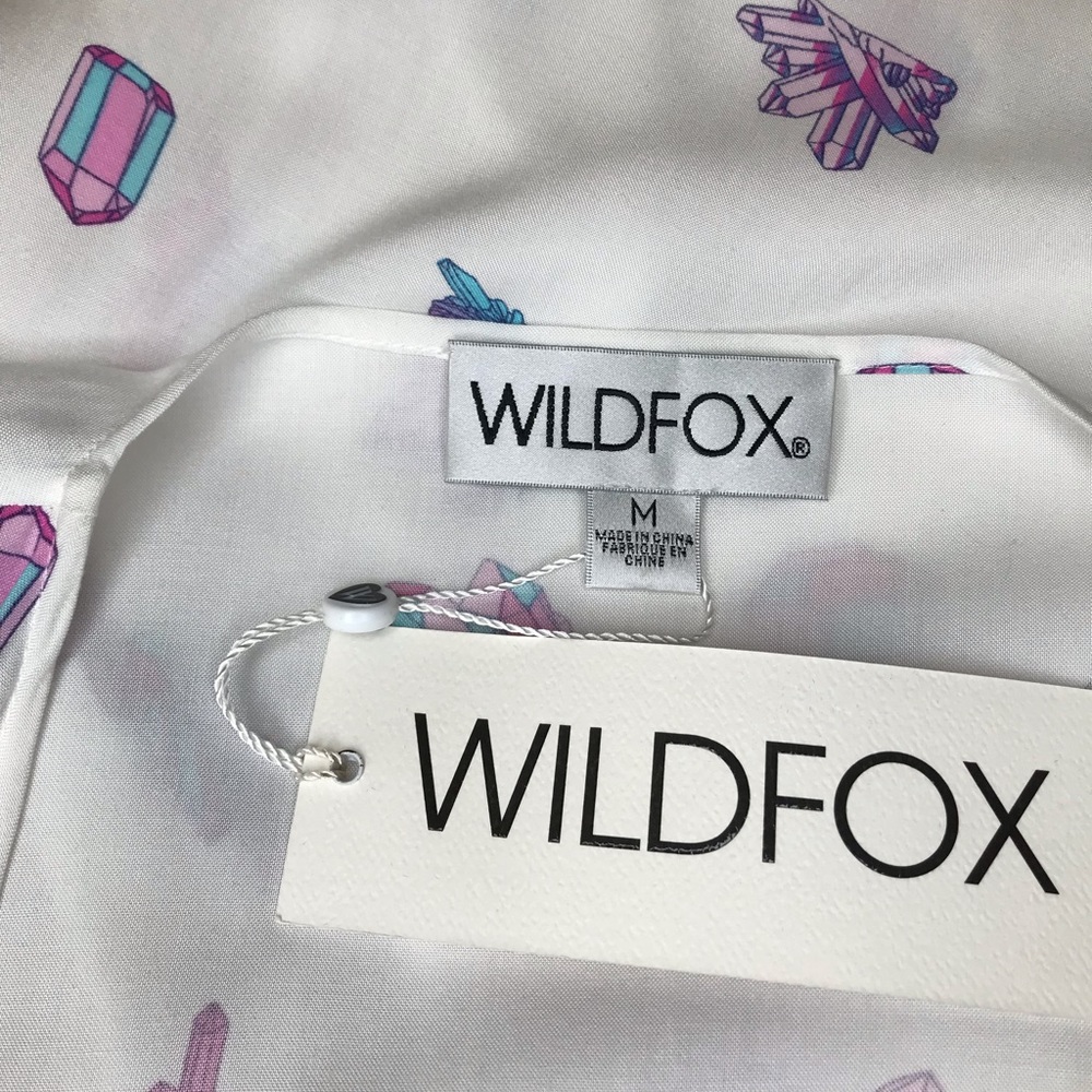 Wildfox Wrap Allover Print Women’s Maxi Dress -S/M - Picture 14 of 16